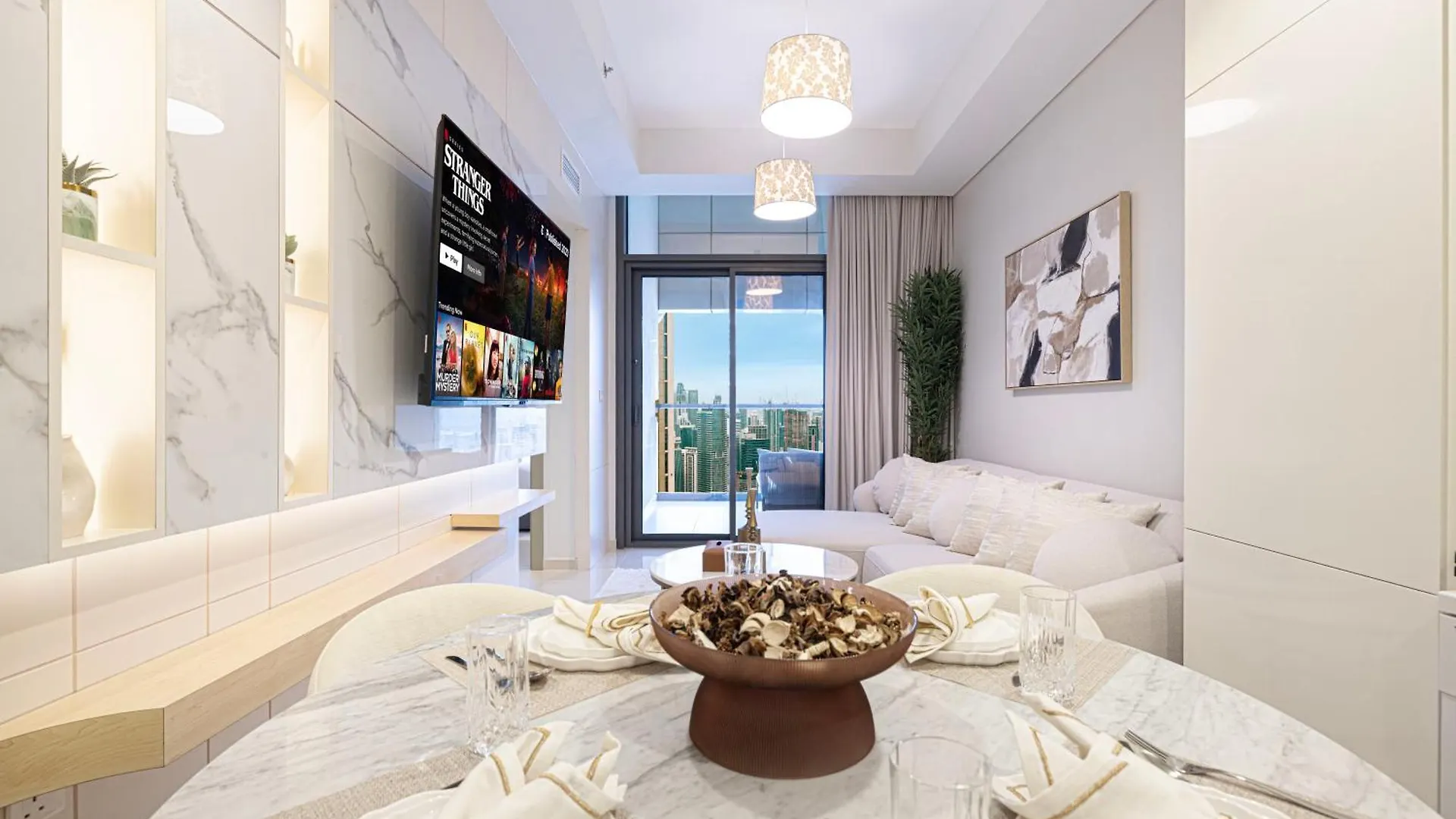 Urbanhomes - Luxury And Cozy 3Bdr Apartment In Business Bay Canal View Dubai